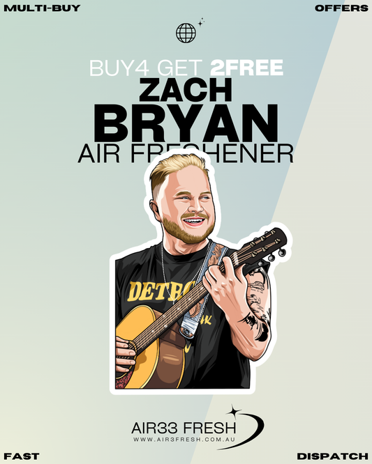 Zach Bryan Air Freshener - AIR33 FRESH