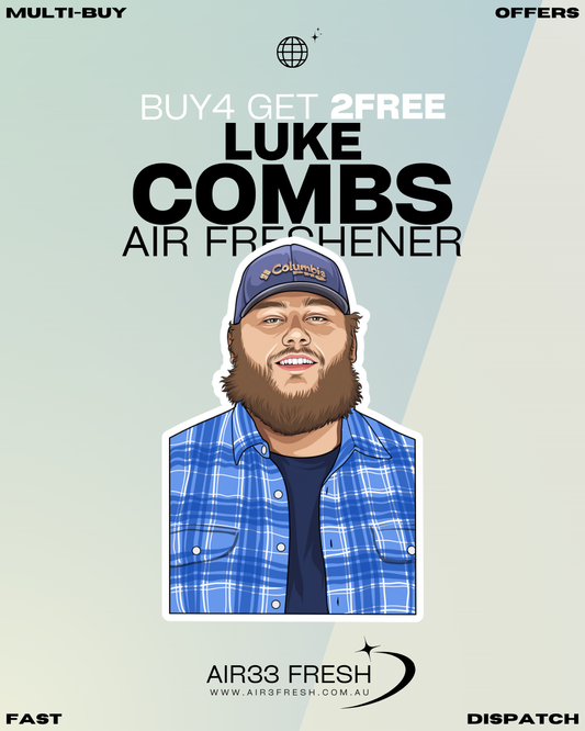 Luke Combs Air Freshener - AIR33 FRESH